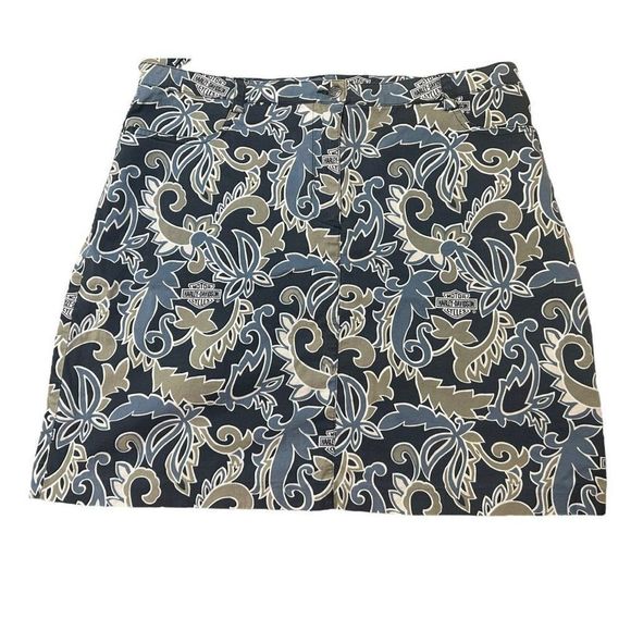 Harley Davidson Women's Multicolor Paisley Jacket And Skirt Set Medium/10 - Picture 5 of 16